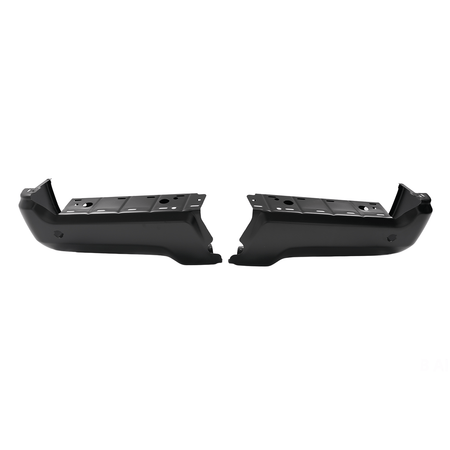 Black Rear Bumper Face Bars Fit For Ford F250 F350 2017-2022 w/ Park Hole
