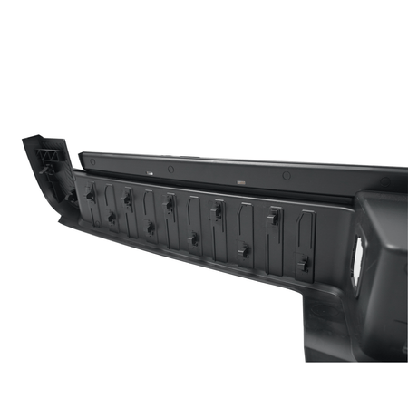 Black Rear Bumper Step Pad Fit For Ford F-150 2021-2023 w/Tow  W/o Park Hole