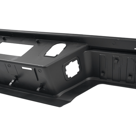 Black Rear Bumper Step Pad Fit For Ford F-150 2021-2023 w/Tow  W/o Park Hole