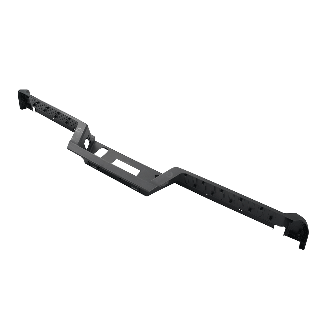 Black Rear Bumper Step Pad Fit For Ford F-150 2021-2023 w/Tow  W/o Park Hole