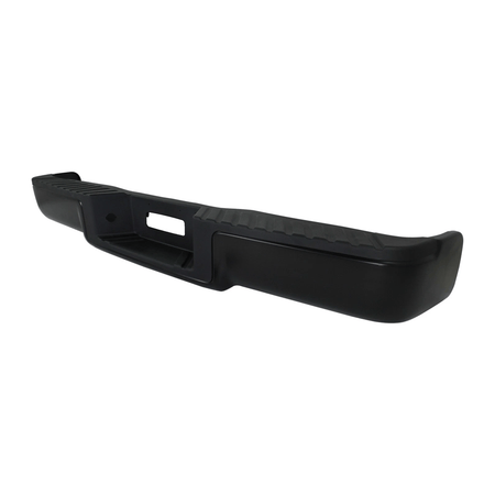 Black Rear Setp Bumper w/ Light fit for Ford F150 2004-2006 w/o Sensor Hole
