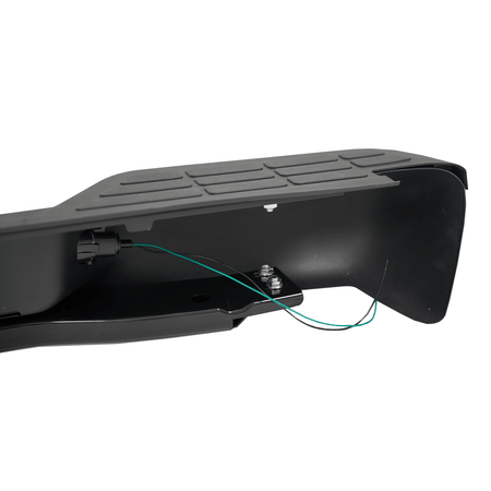 Black Rear Step Bumper Assembly Fit For Chevy S10 GMC Sonoma Fleetside 98-04