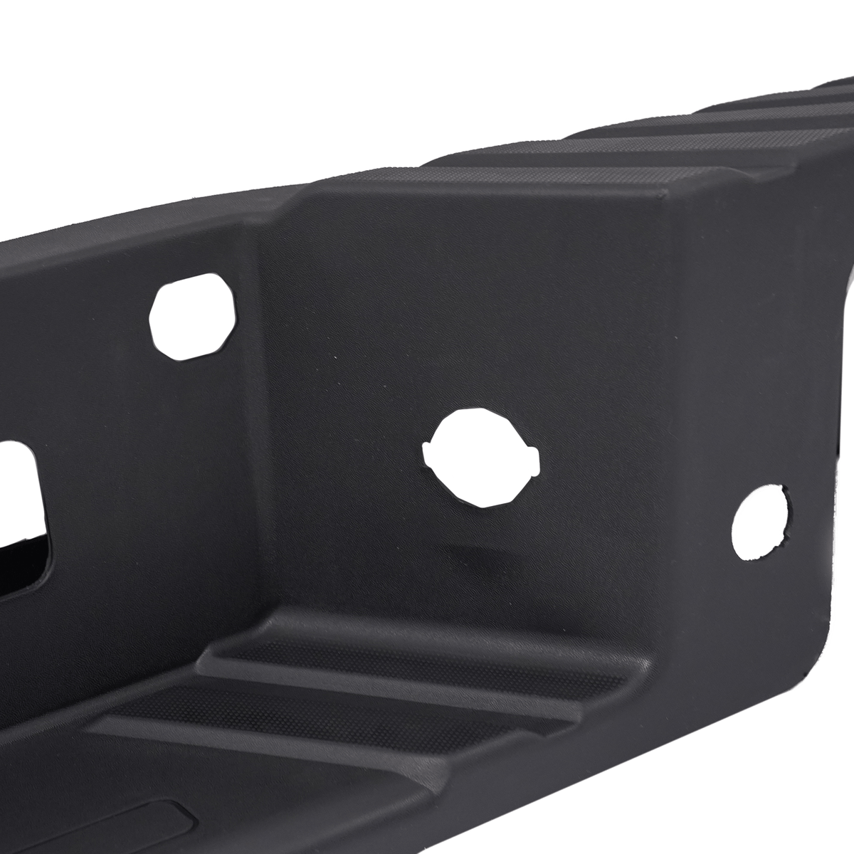 Black Rear Step Bumper Assembly Fit For Ford F-150 2004-2006 W/ Park Assist Hole