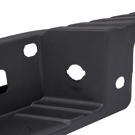 Black Rear Step Bumper Assembly Fit For Ford F-150 2004-2006 W/ Park Assist Hole