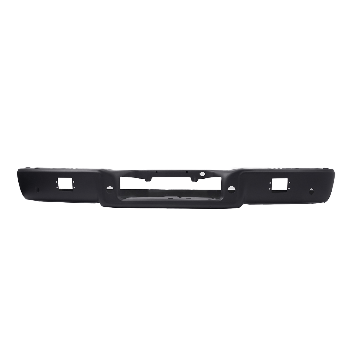 Black Rear Step Bumper Assembly Fit For Ford F-150 2004-2006 W/ Park Assist Hole