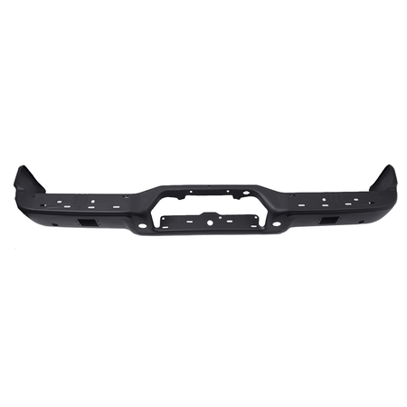 Black Rear Step Bumper Assembly Fit For Ford F-150 2004-2006 W/ Park Assist Hole
