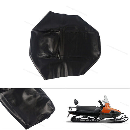 Black Replacement Syn Leather Seat Cover Fit for YAMAHA VK 540 1993-2015