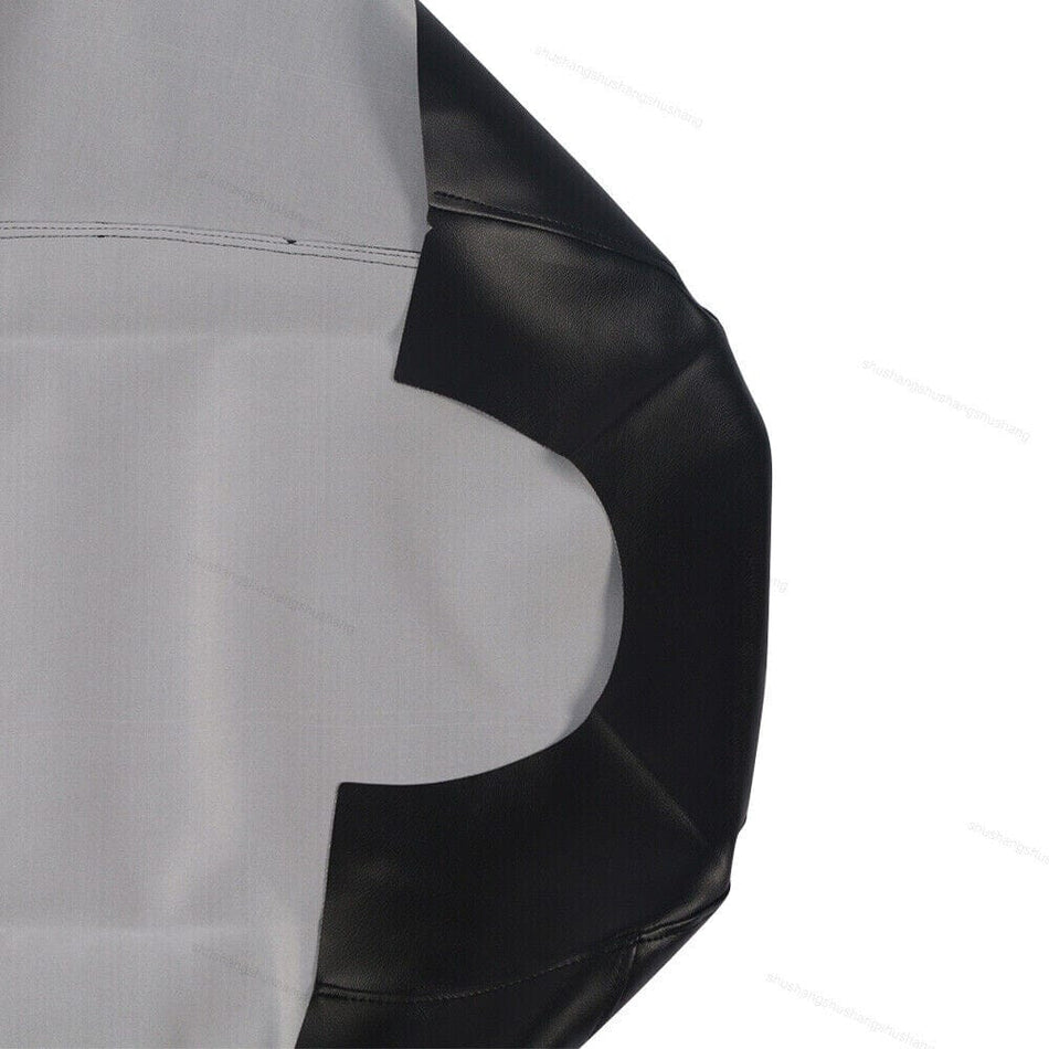 Black Replacement Syn Leather Seat Cover Fit for YAMAHA VK 540 1993-2015
