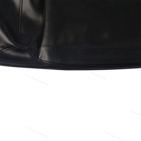 Black Replacement Syn Leather Seat Cover Fit for YAMAHA VK 540 1993-2015