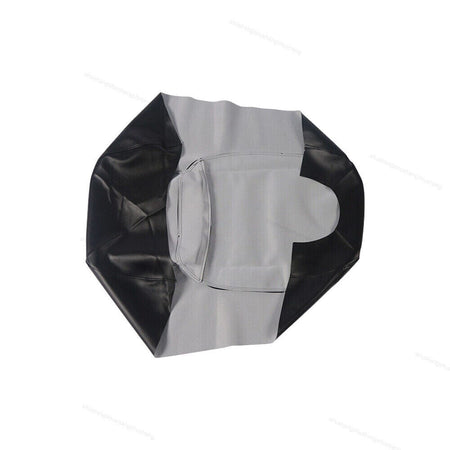 Black Replacement Syn Leather Seat Cover Fit for YAMAHA VK 540 1993-2015