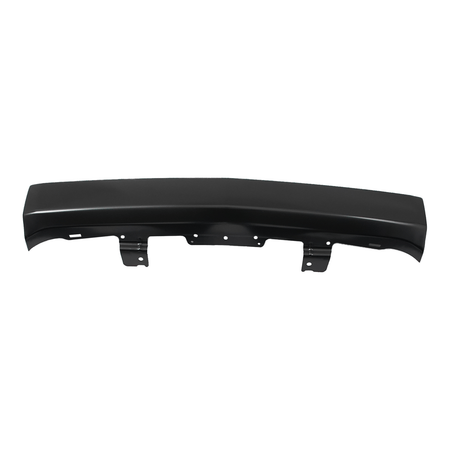 Black Steel Front Bumper Face Bar Fit For Chevy Silverado 1500 16-19 w/Fog Holes