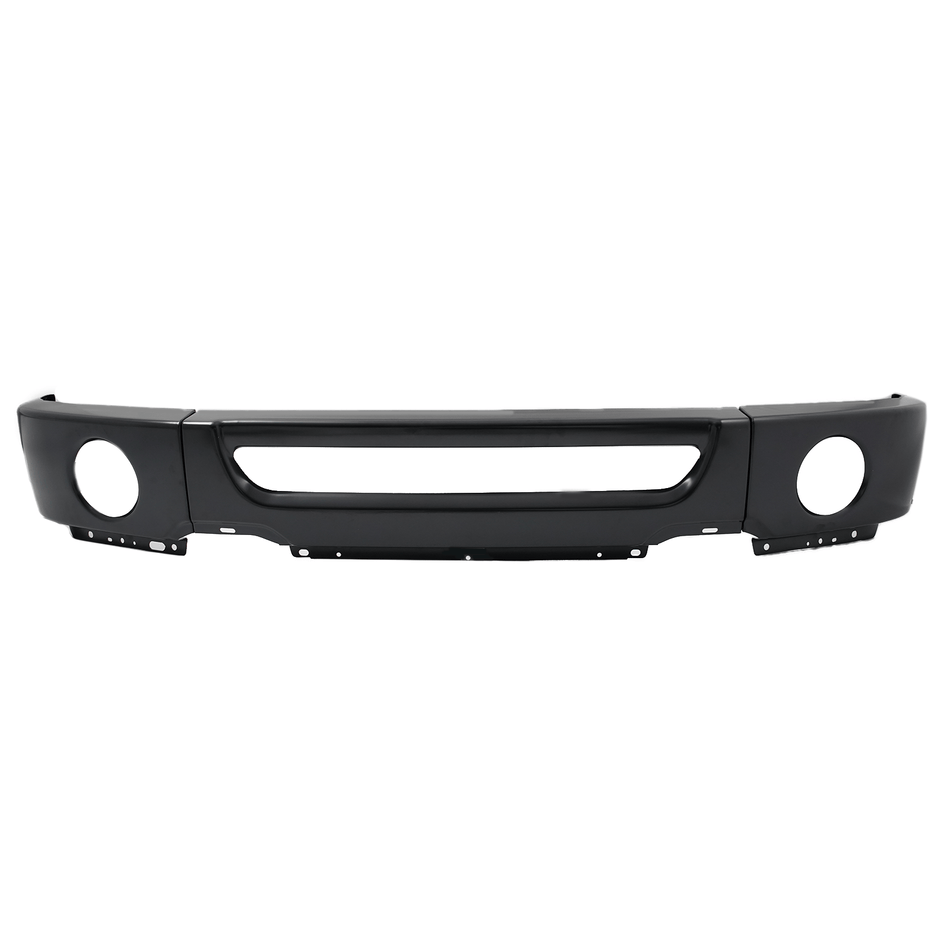 Black Steel Front Bumper Fit For Ford F-150 Pickup 2006-2008 w/ Fog Light Holes