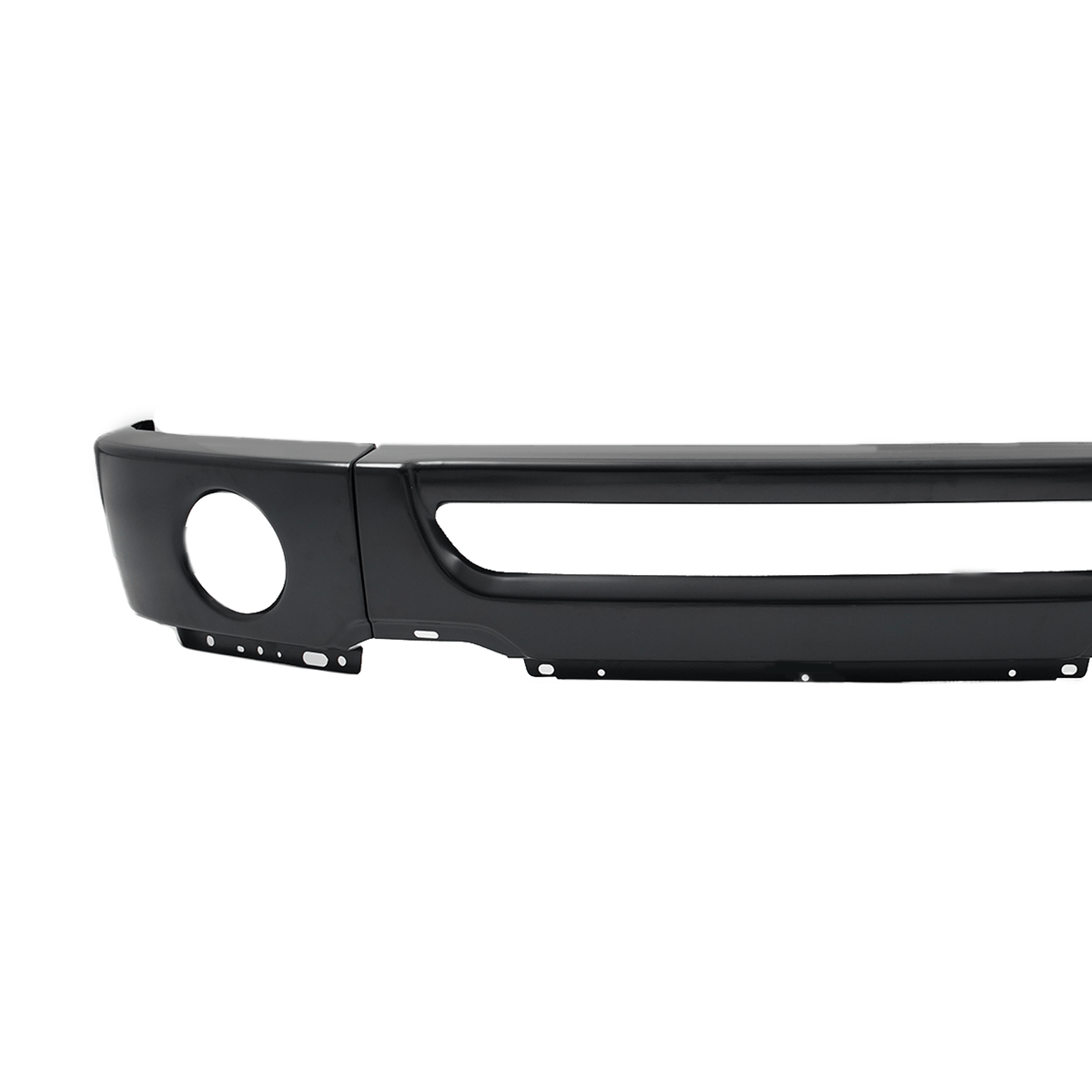 Black Steel Front Bumper Fit For Ford F-150 Pickup 2006-2008 w/ Fog Light Holes