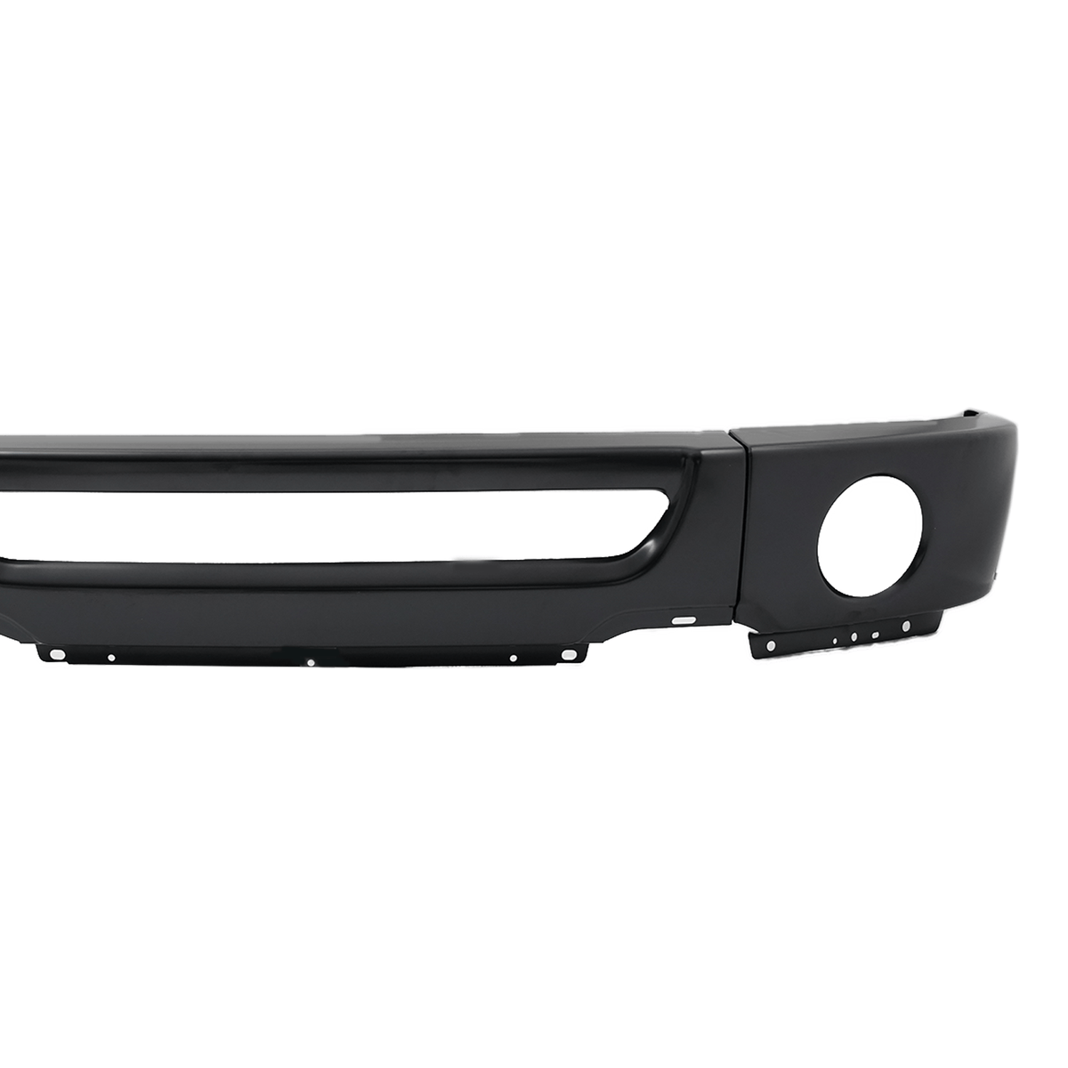 Black Steel Front Bumper Fit For Ford F-150 Pickup 2006-2008 w/ Fog Light Holes