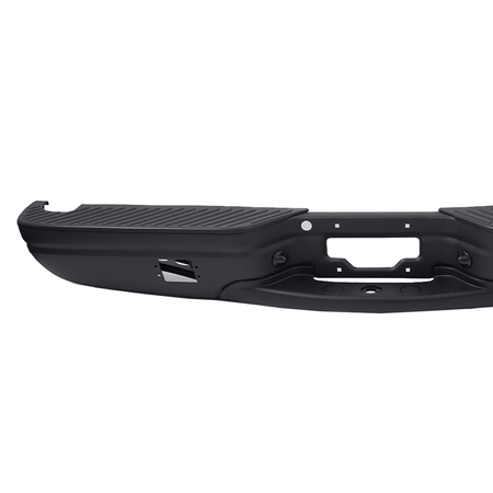 Black Steel Rear Step Bumper w/ LED Fit For Ford F150 1997-2004 F250 1997-1999