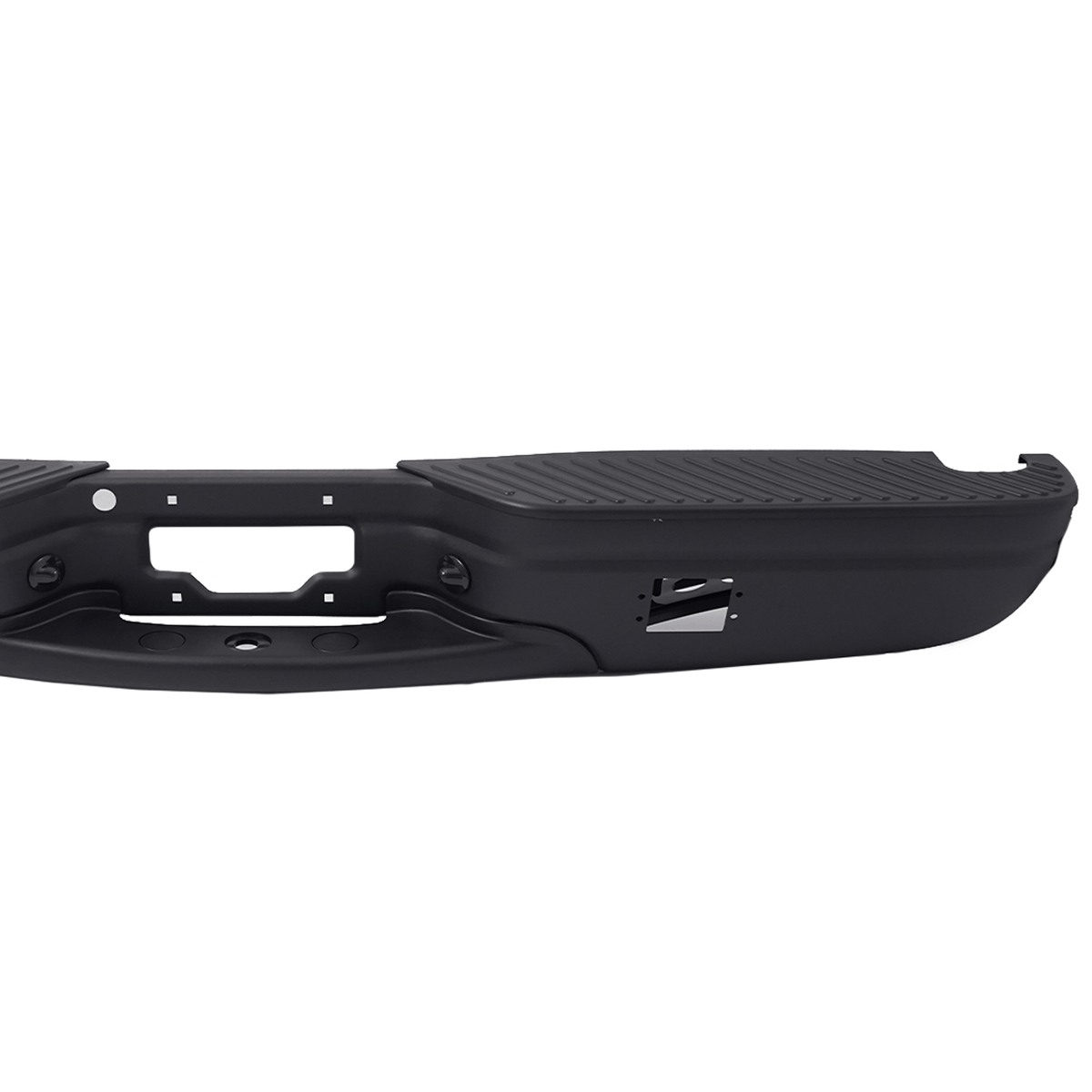 Black Steel Rear Step Bumper w/ LED Fit For Ford F150 1997-2004 F250 1997-1999