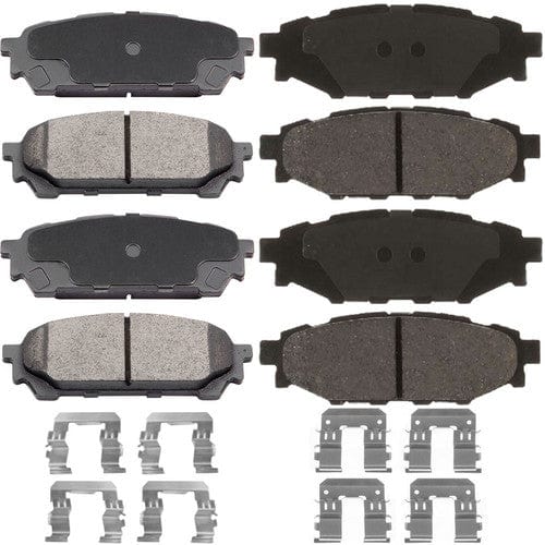 Front & Rear Ceramic Brake Pads for Subaru Legacy 2005 2006 2007- 2013 Non Turbo