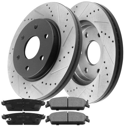 Chevrolet Silverado Rear Brake Rotors & Pads 12066065 D1707