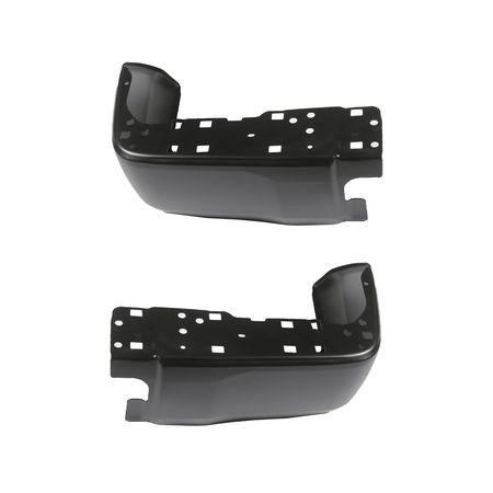 Bumper End Caps Set Fit For Toyota Tundra 2014-2021 Rear Steel Bumper Left Right
