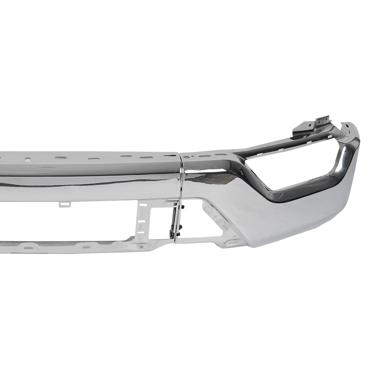 Bumper Face Bar Chrome Fit For Ford F150 F-150 2021-2023 Steel W/ Fog Hole