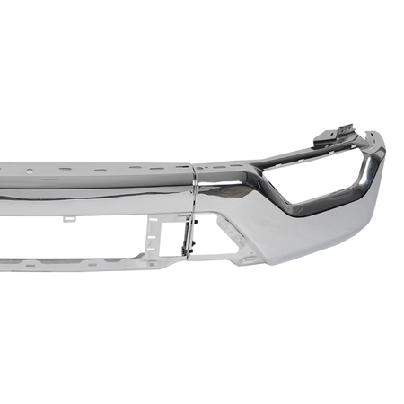 Bumper Face Bar Chrome Fit For Ford F150 F-150 2021-2023 Steel W/ Fog Hole