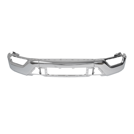Bumper Face Bar Chrome Fit For Ford F150 F-150 2021-2023 Steel W/ Fog Hole
