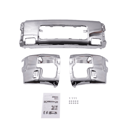 Bumper Fit For Nissan Titan 2004-2015 Armada 2005-2007 Chrome Steel Front