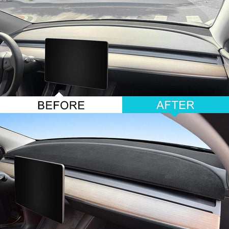 Car Dash Cover Dashboard Carpet Covers Mat Tesla Model 3 2017-2024