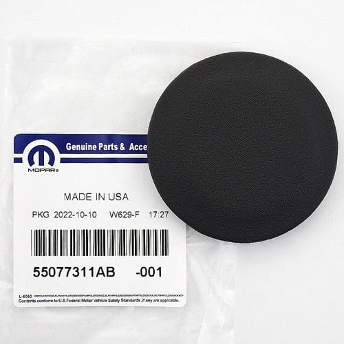 Mopar 68495076AA Rear Bumper Step Towing Hole Ball Cover Plug for 03-10 Ram 1500