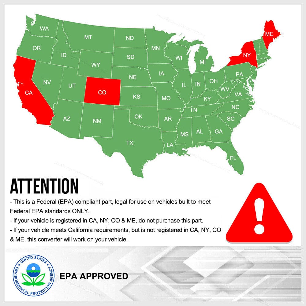 Catalytic Converter Fit For Nissan Murano 03-07 3.5 Flex Y-Pipe Stainless Steel