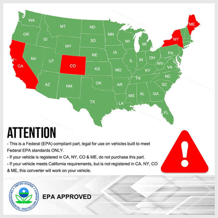 Catalytic Converter Fit For Nissan Murano 03-07 3.5 Flex Y-Pipe Stainless Steel