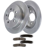 Rear Disc Rotors + Brake Pads for Chevrolet Impala Monte Carlo Buick LaCrosse