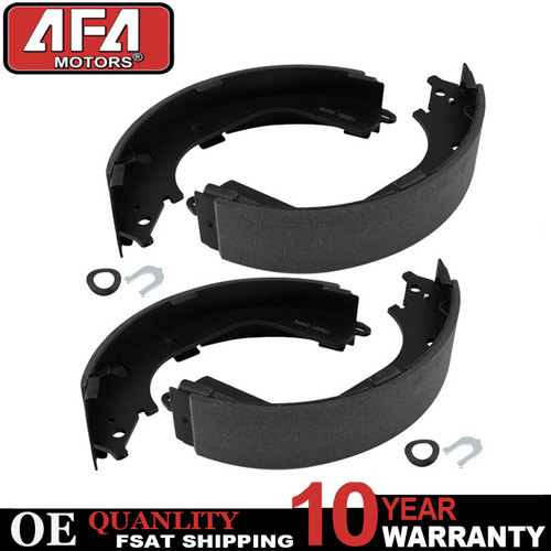 Ceramic Rear Brake Shoes For 2008 2009 2010-2013 Chevy Silverado GMC Sierra 1500