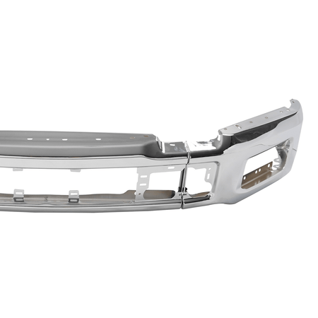 Chrome Front Bumper Cover Face Bar W/ Fog Light Hole Fit for Ford F-150 2018-20