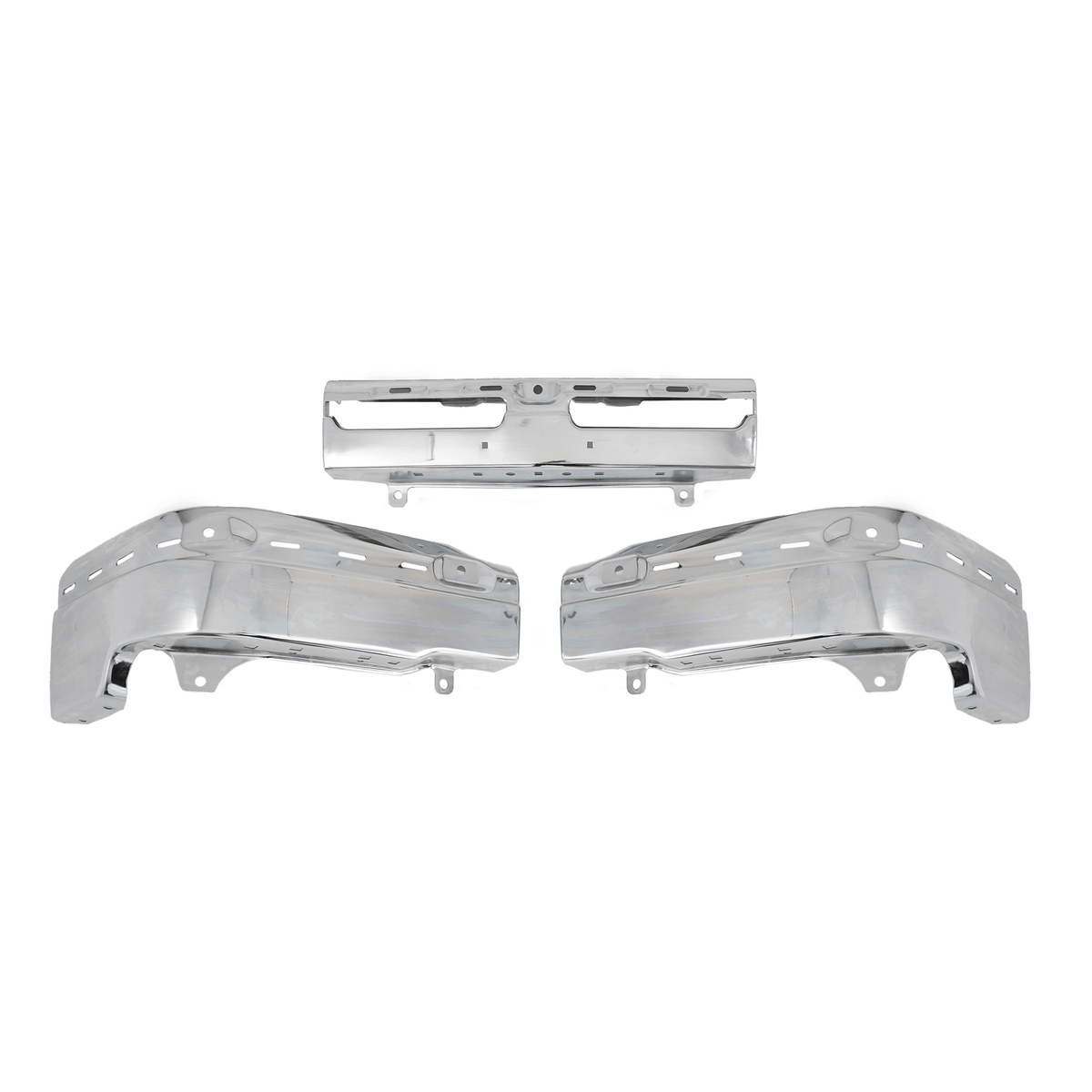 Chrome Front Bumper Face Bar fit for Chevy Silverado 1500 2500 Avalanche 1500
