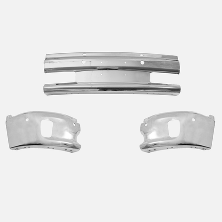 Chrome Front Bumper Face Bar Fit For Dodge Ram Pickup 1500 13-18 w/Park & Sensor