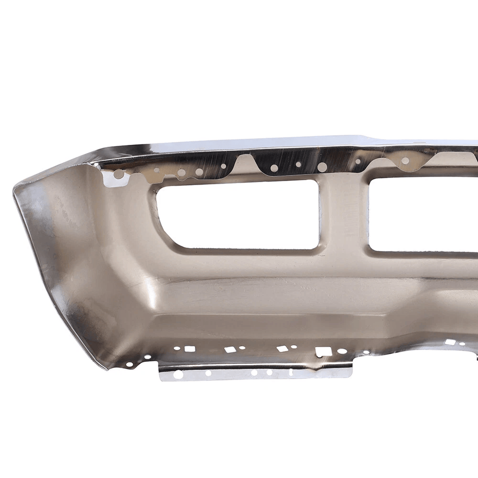 Chrome Front Bumper Face Bar w/ Fog Lamps Holes Fit For Ford F250 2017-2019