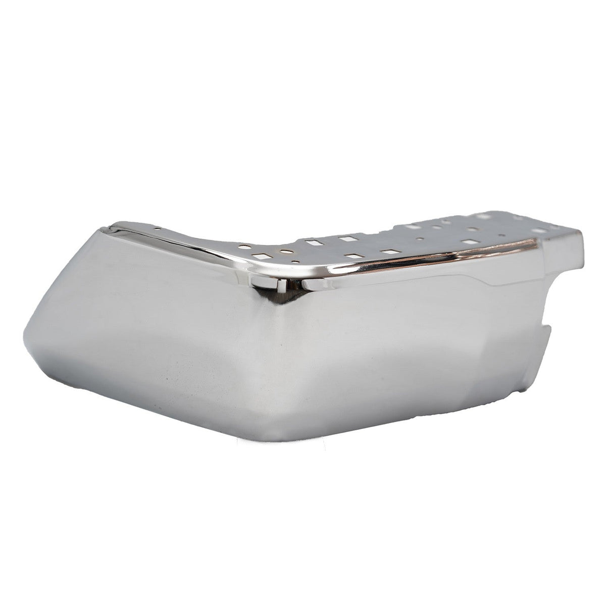 Chrome Left Rear Bumper End Cap w/o Park Sensor Hole Fit For Toyota Tundra 14-21