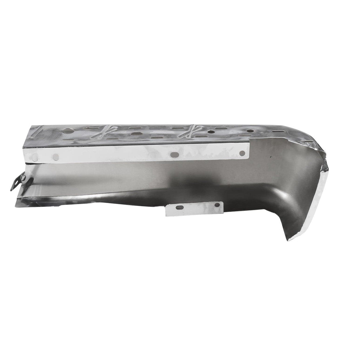 Chrome Left Rear Bumper End Cap w/o Park Sensors Holes Fit for Ford F-150 15-20