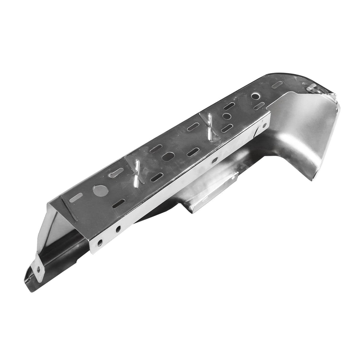 Chrome Left Rear Bumper End Cap w/o Park Sensors Holes Fit for Ford F-150 15-20