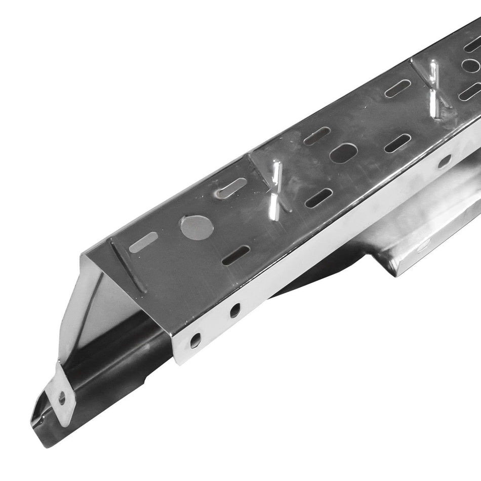 Chrome Left Rear Bumper End Cap w/o Park Sensors Holes Fit for Ford F-150 15-20