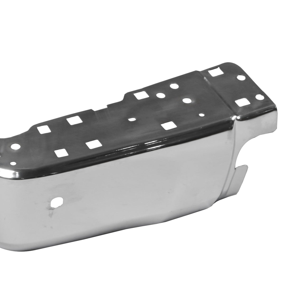 Chrome Pair Rear Bumper End Caps w/ Sensor Hole Fit For Toyota Tundra 14-21