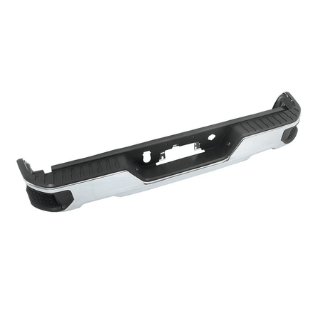 Chrome Rear Bumper Assembly Fit For Chevy Silverado GMC Sierra 1500 2019-2023