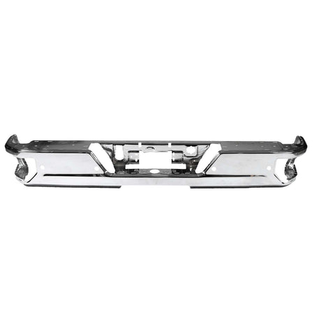 Chrome Rear Bumper Face Bar Fit for Chevy Silverado GMC Sierra 19-25 w/Park Hole