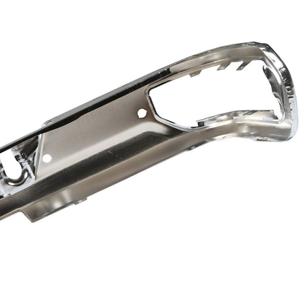 Chrome Rear Bumper Face Bar Fit for Chevy Silverado GMC Sierra 19-25 w/Park Hole