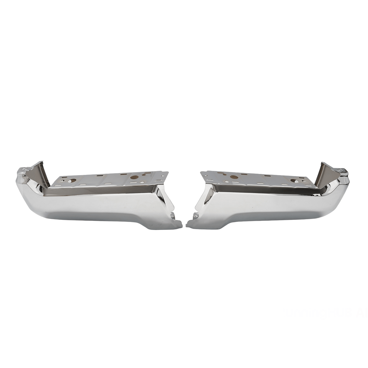Chrome Rear Bumper Face Bar Fit For Ford F250 F350 2017-2022 W/O Sensor Holes