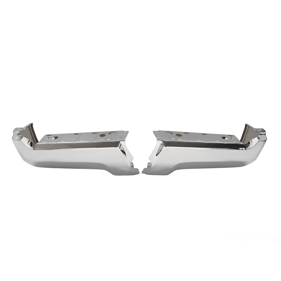Chrome Rear Bumper Face Bar Fit For Ford F250 F350 2017-2022 W/O Sensor Holes