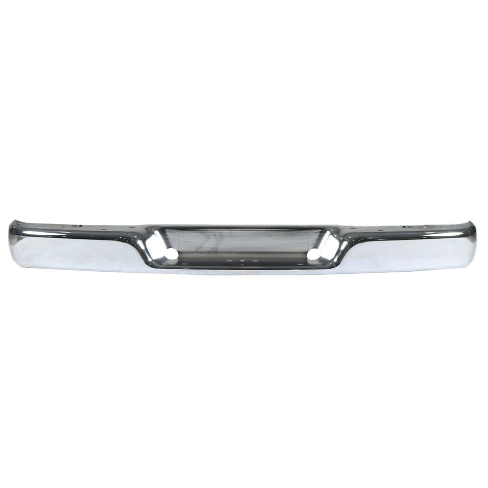 Chrome Rear Bumper w/o Park Sensor Hole Fit For Chevrolet Express Savana 1996-23