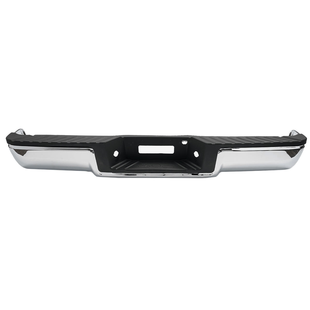 Chrome Rear Step Bumper Assembly Fit For Ford F-150 2004 2005 w/o Sensor Holes