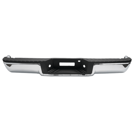 Chrome Rear Step Bumper Assembly Fit For Ford F-150 2004 2005 w/o Sensor Holes